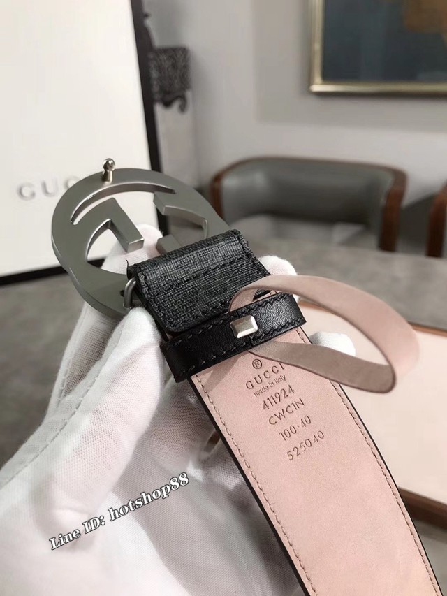 Gucci經典皮帶 古奇雙G腰帶  jjp1859